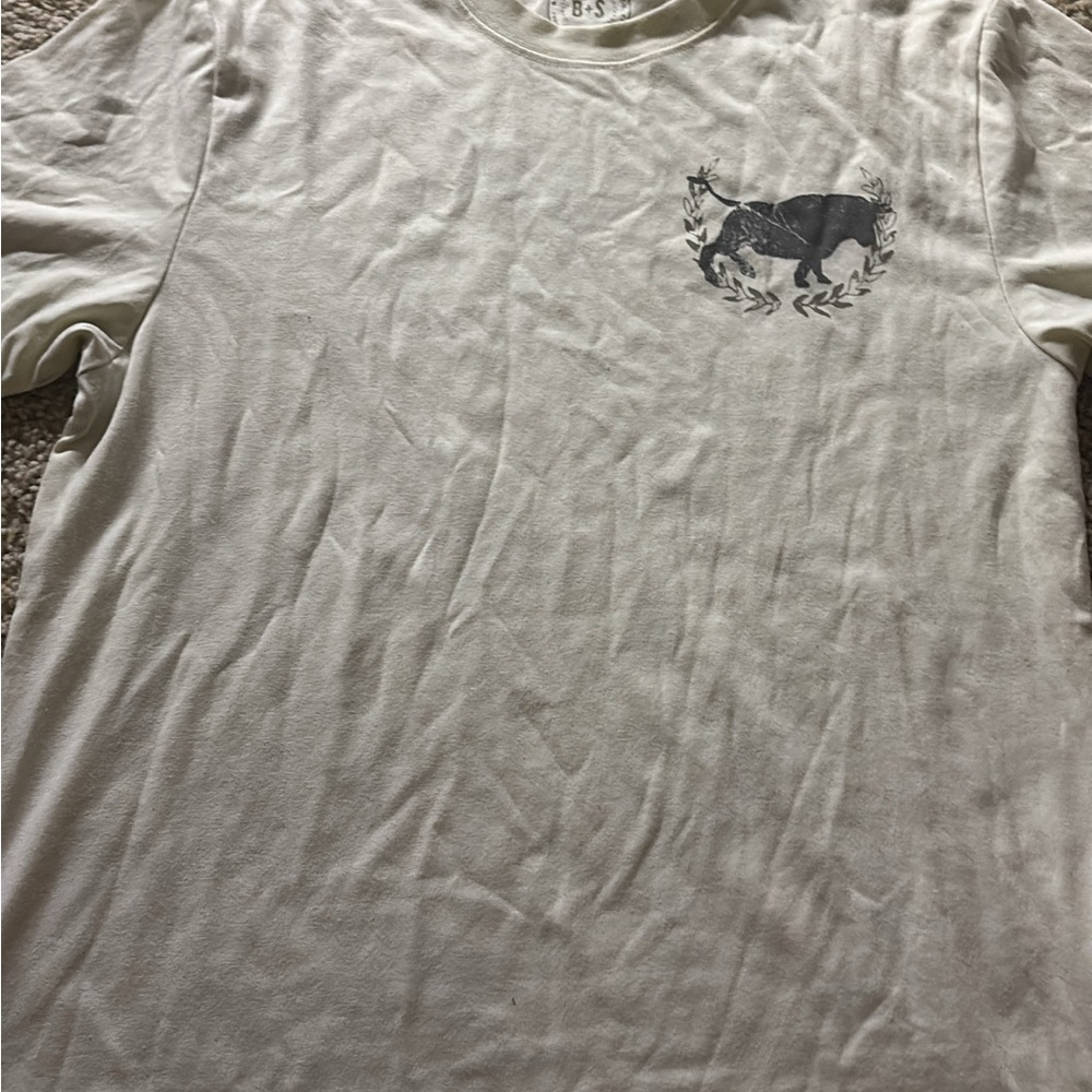 Men's Cream Graphic Tee